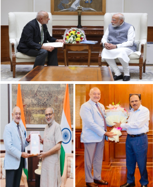 LG Meeting in Delhi with PM, VP, NSA