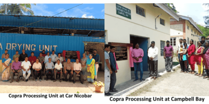 Copra processing units Andaman Nicobar
