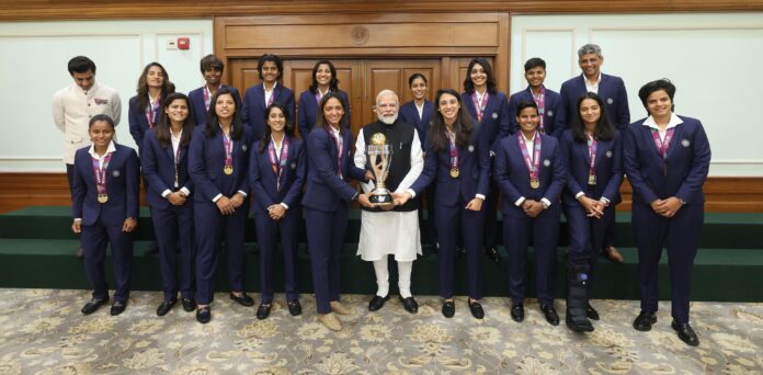 PM Modi meets Indian women’s World Cup winners