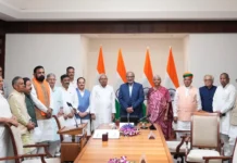 Nitish Kumar Takes Oath in Rajya Sabha, Set to Resign as Bihar Chief Minister