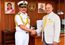 Vice Admiral McCarty Assumes Charge as 20th CINCAN